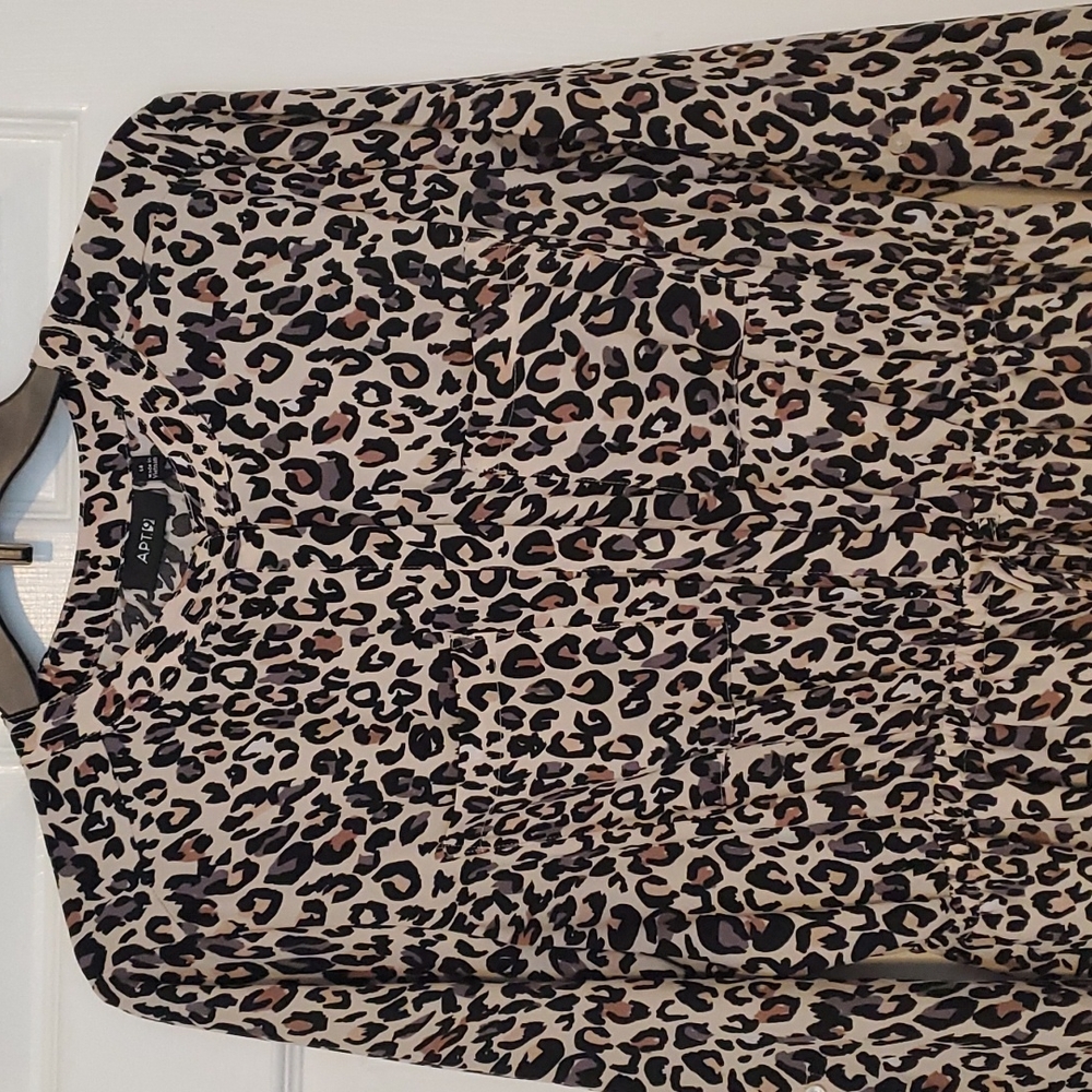 Apt. 9 Leopard Print Drawstring Dress - image 2